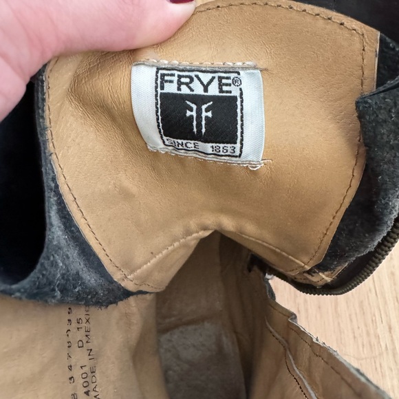 Frye Black Tanker Boots - Picture 3 of 8
